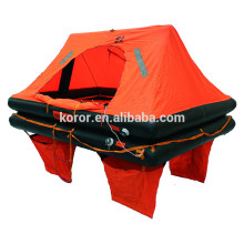 10 person inflatable self inflating life raft